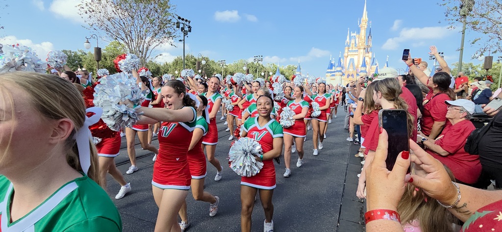BHS student Gia Parker marches in Disney Spectacular Parade