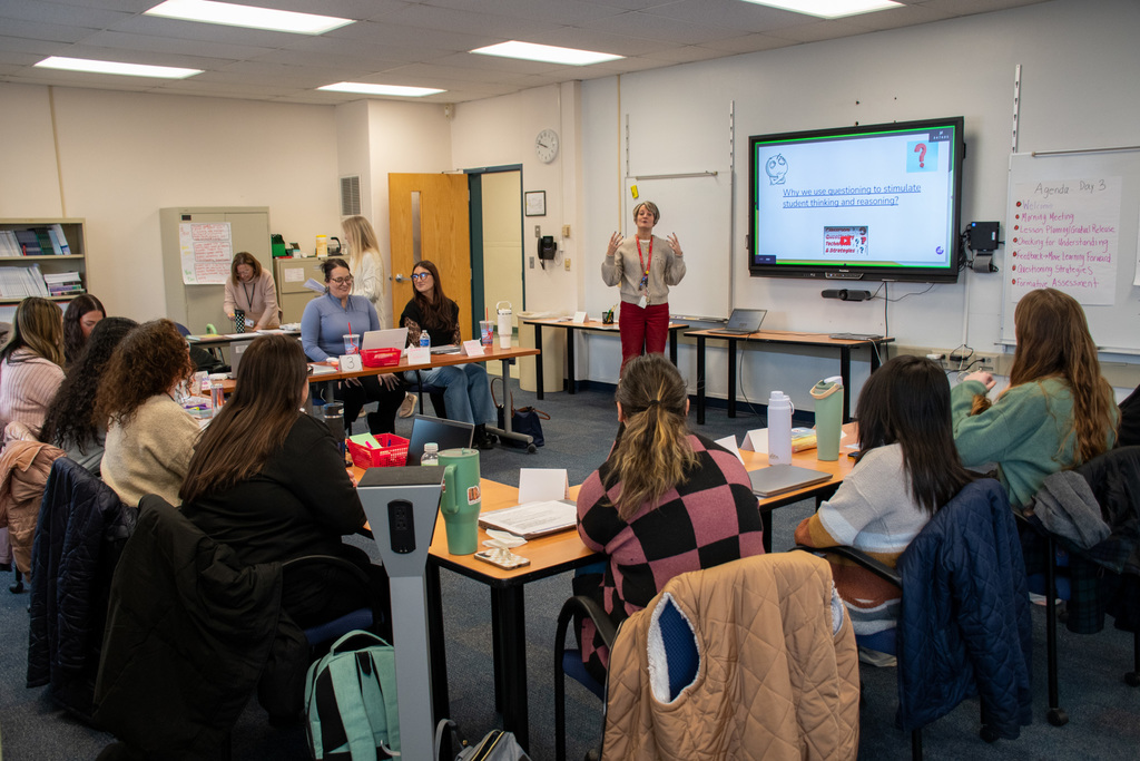collaborative coach kate flanagan leads presentation