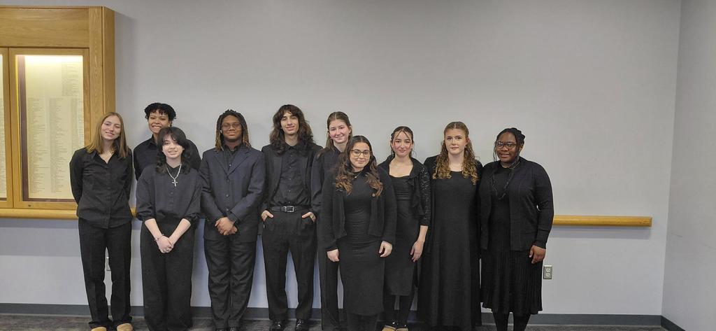 BHS students at Area All State concert