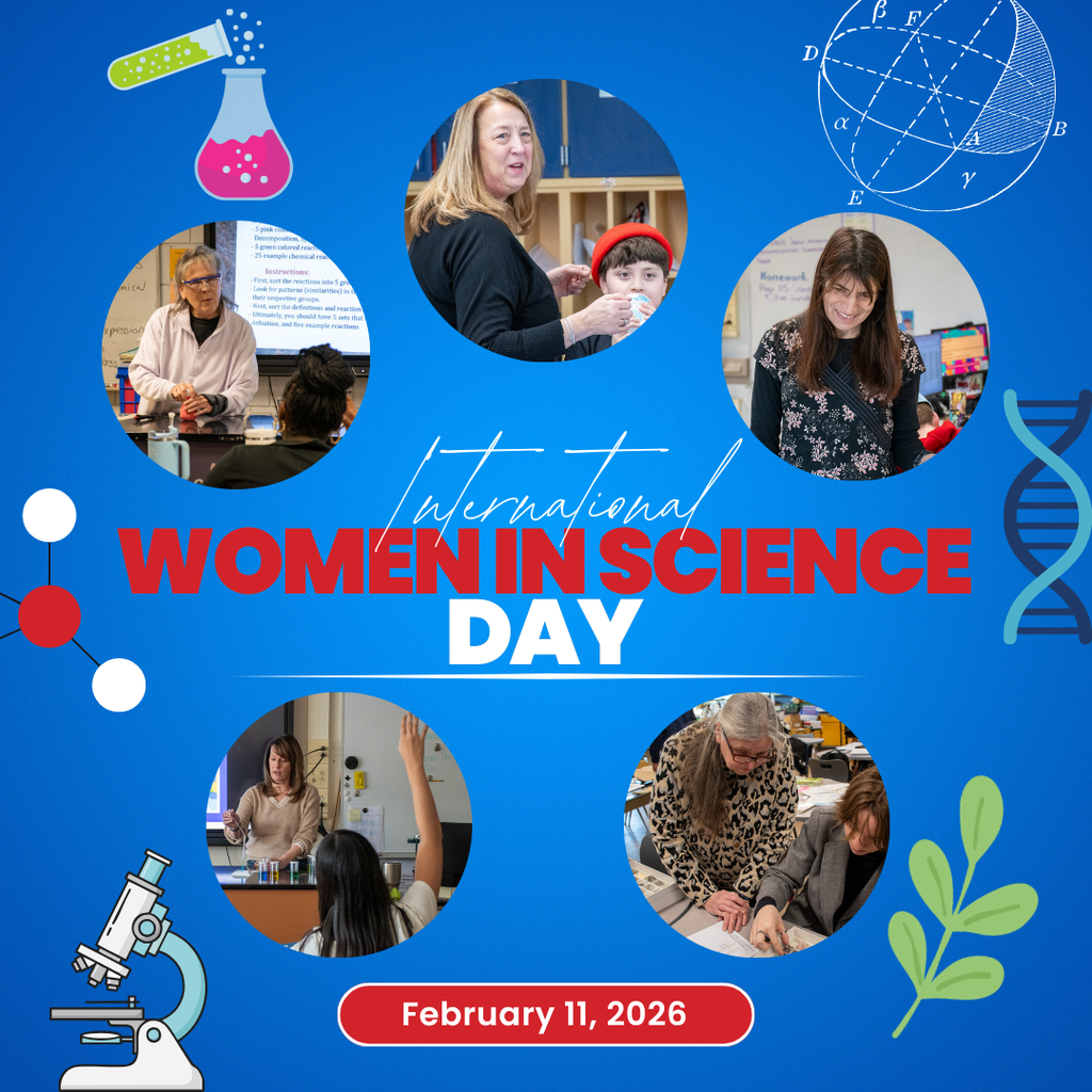 international women in science day graphic
