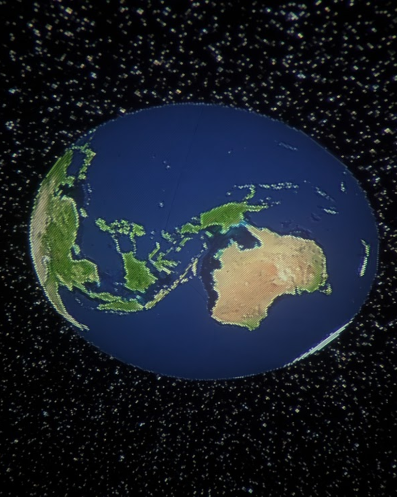 Students and teachers explored the stars at the planetarium set up in MacArthur Elementary