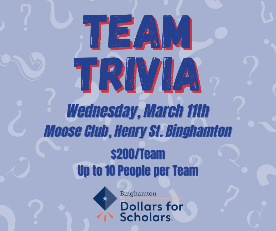 dollars for scholars team trivia graphic