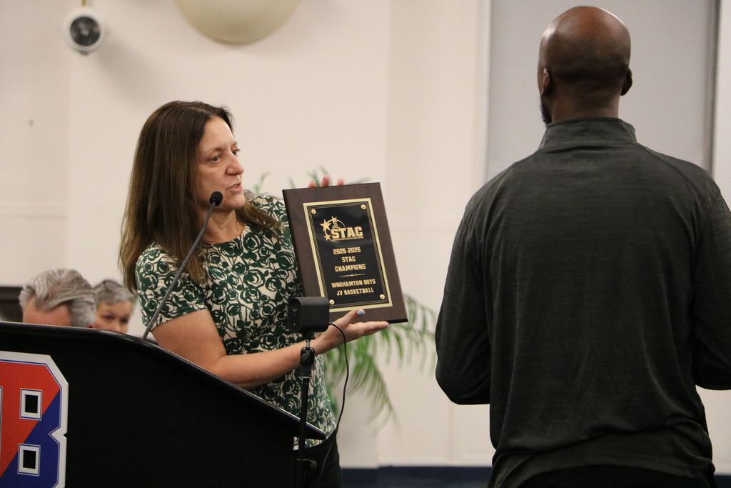 Binghamton athlete recognition 
