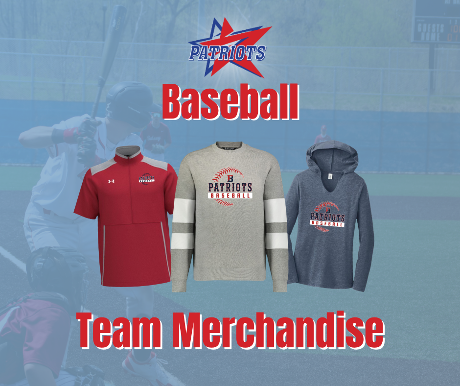 patriots baseball team store graphic
