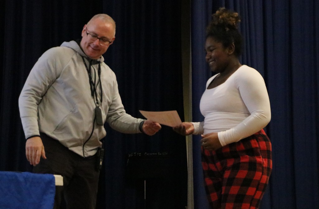 West Middle School Honor Roll Ceremony