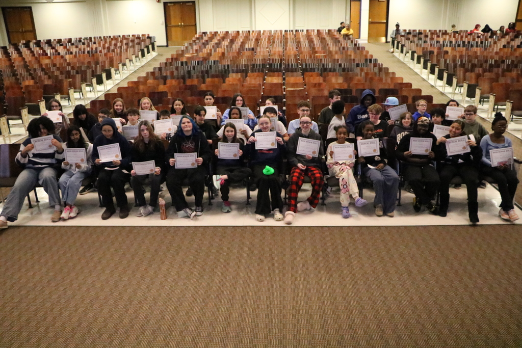 West Middle School Honor Roll Ceremony