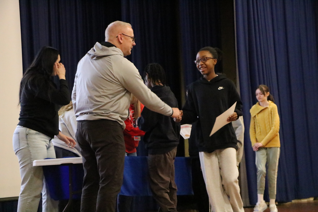 West Middle School Honor Roll Ceremony
