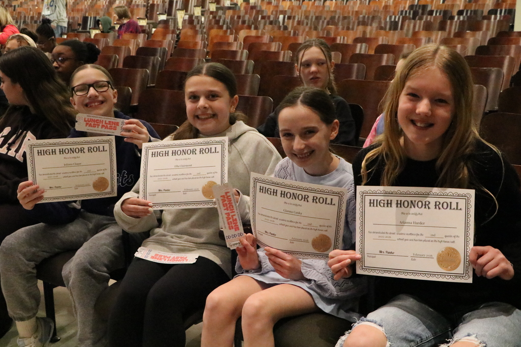 West Middle School Honor Roll Ceremony