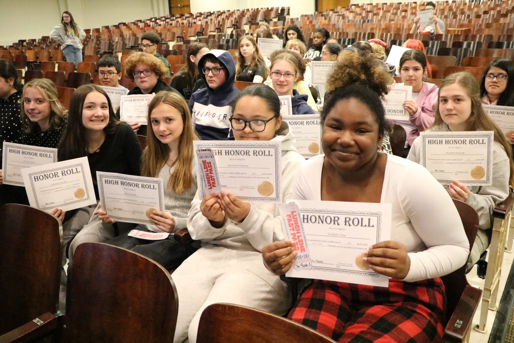 West Middle School Honor Roll Ceremony
