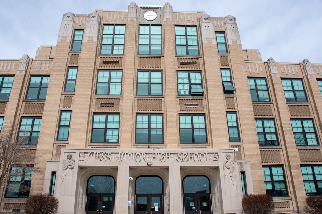 2026 photo of the entrance of west middle school