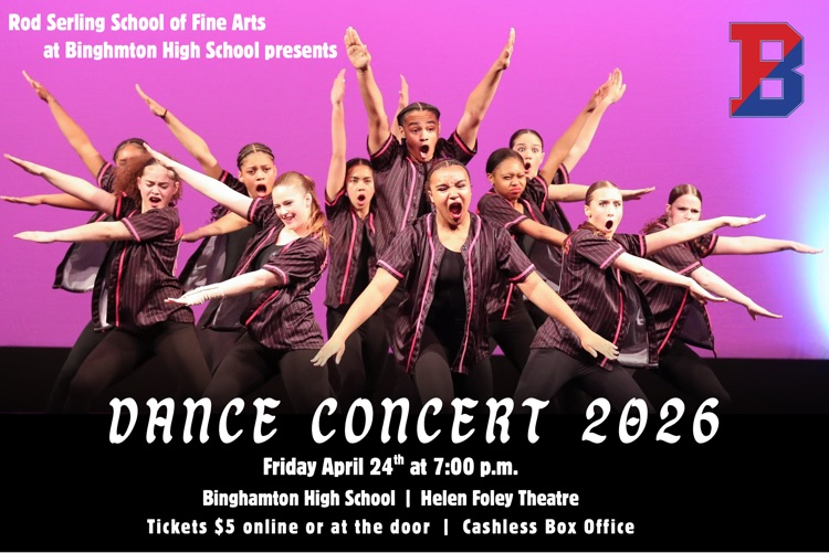 BHS dance concert poster