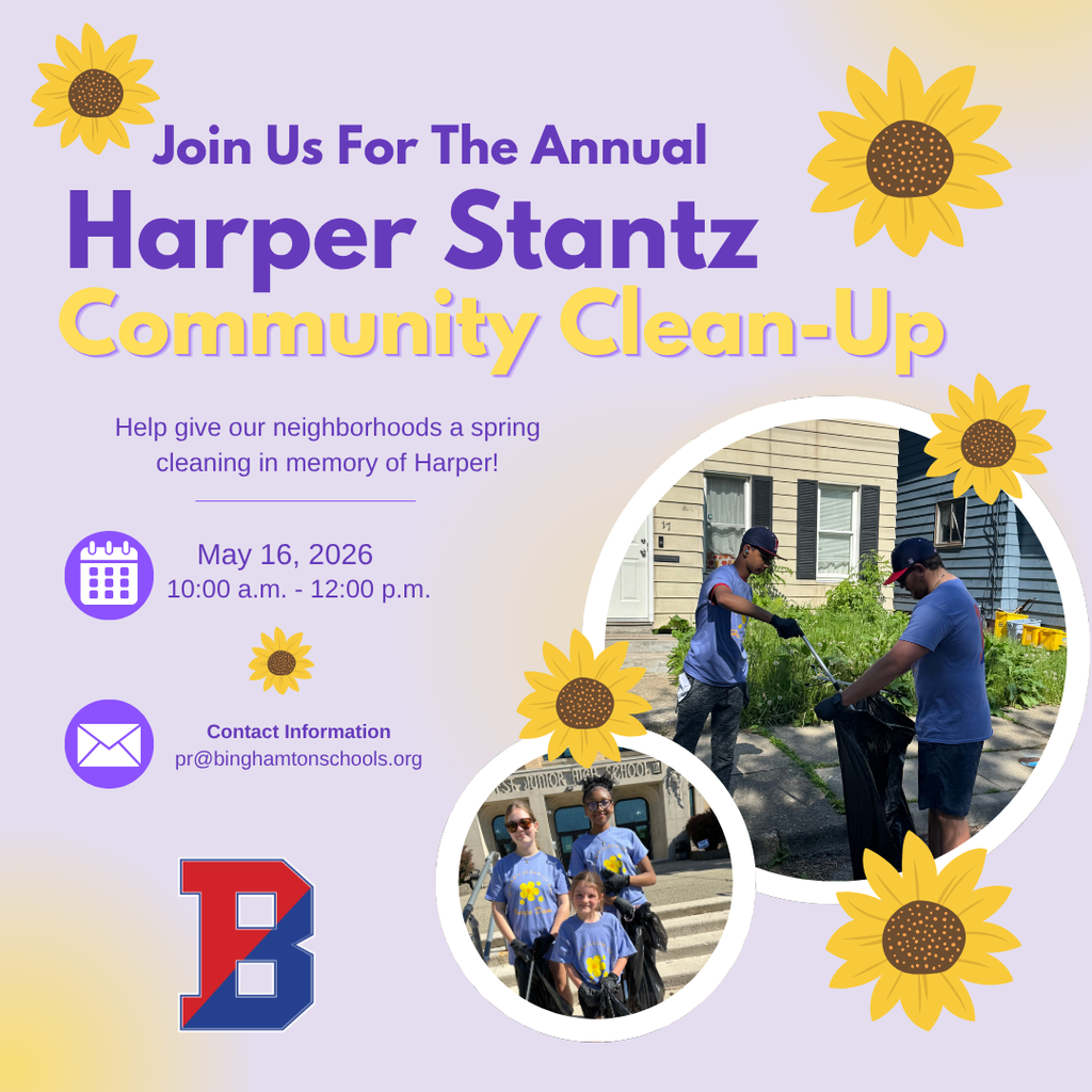 harper stantz community clean up flyer