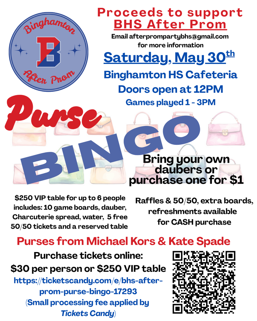 purse bingo flyer