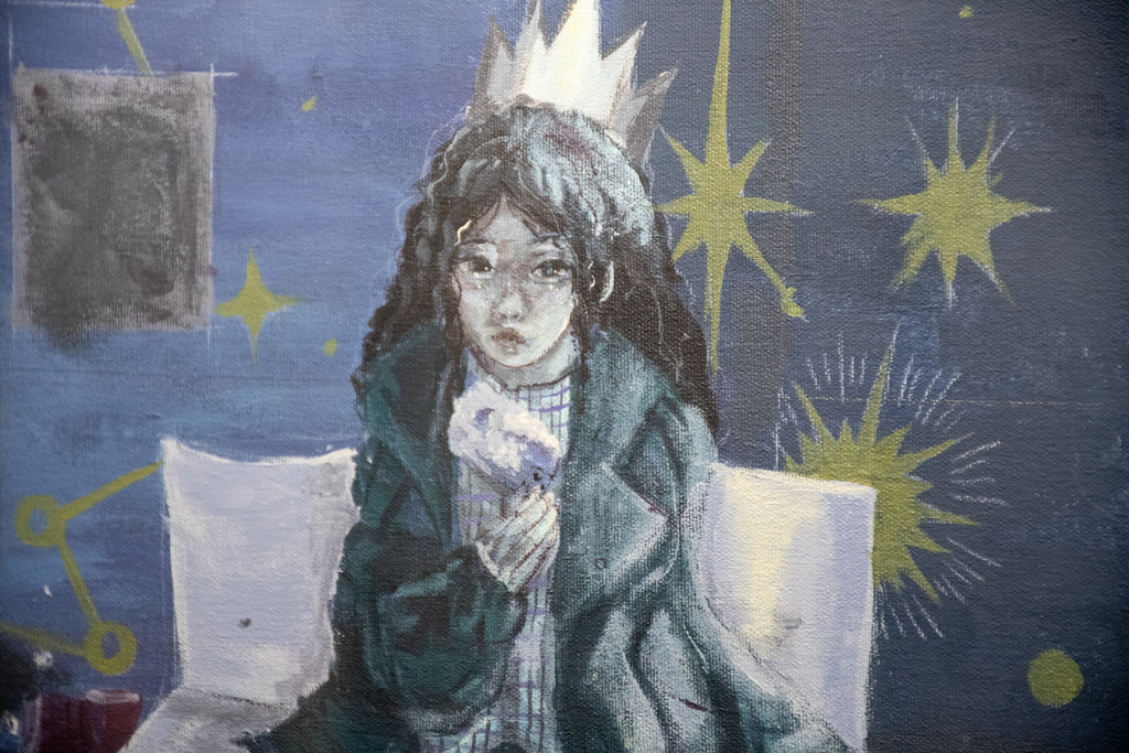 student artwork at bhs IB visual art gallery