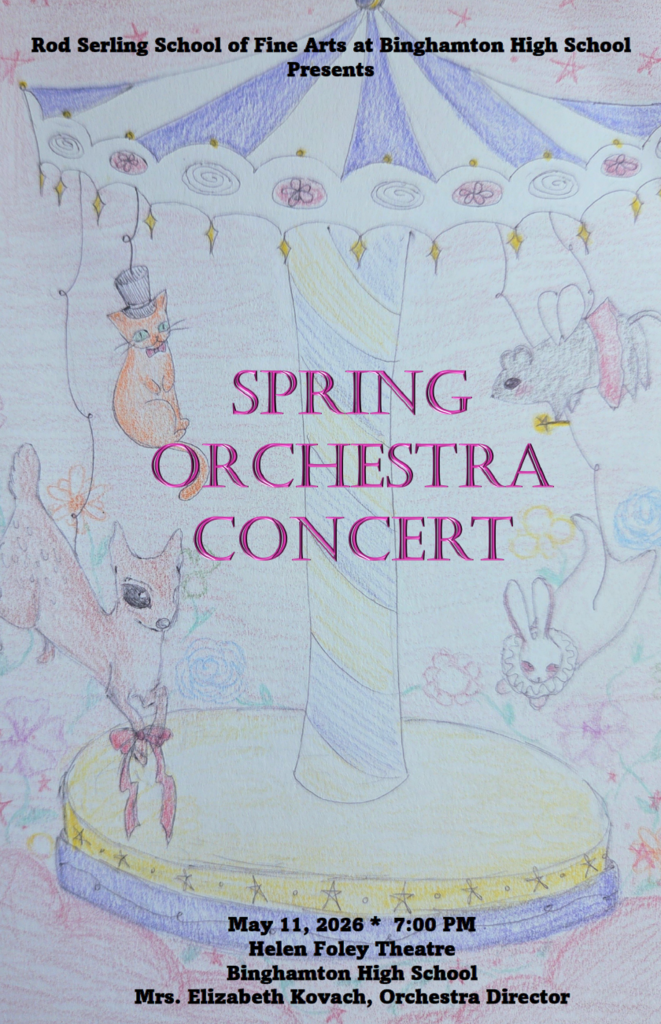 bhs spring orchestra concert program cover