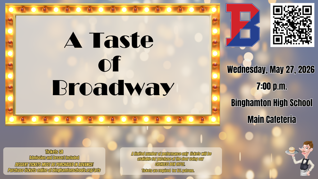 a taste of broadway event poster