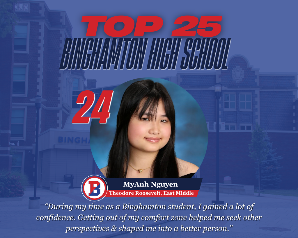 BHS top 25 graphic with photo of MyAnh Ngyuen