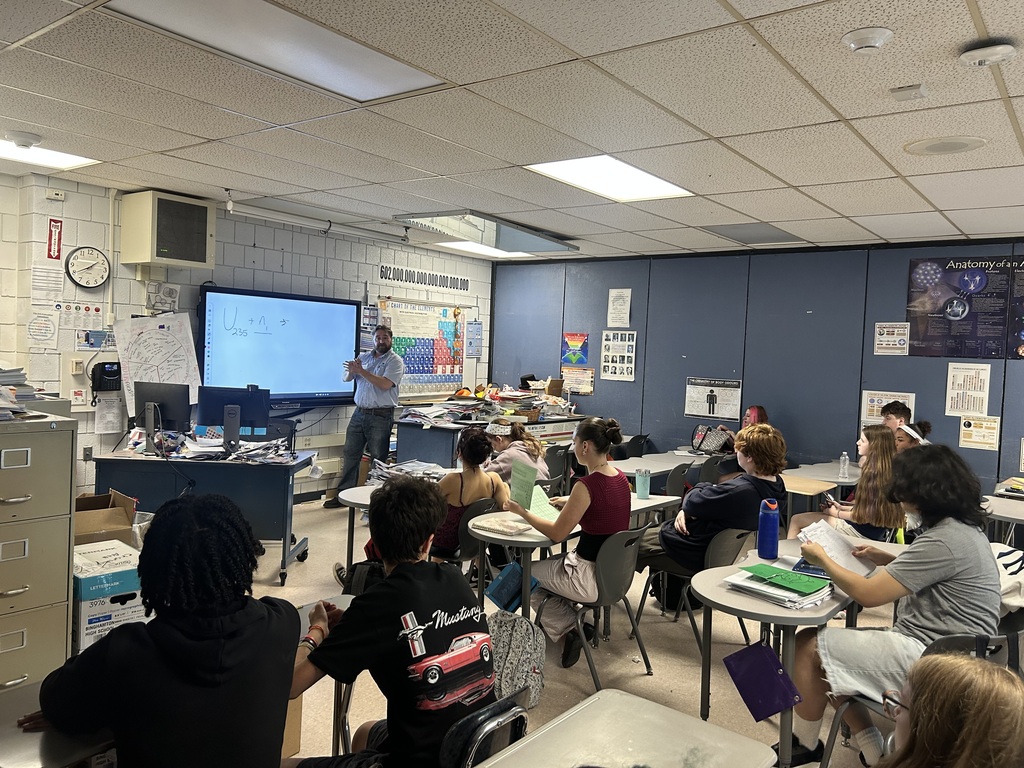 nuclear scientist speaks in ms charsky's chemistry class