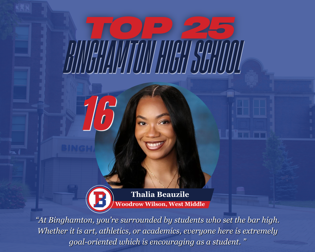 bhs top 25 graphic with photo of thalia beauzile