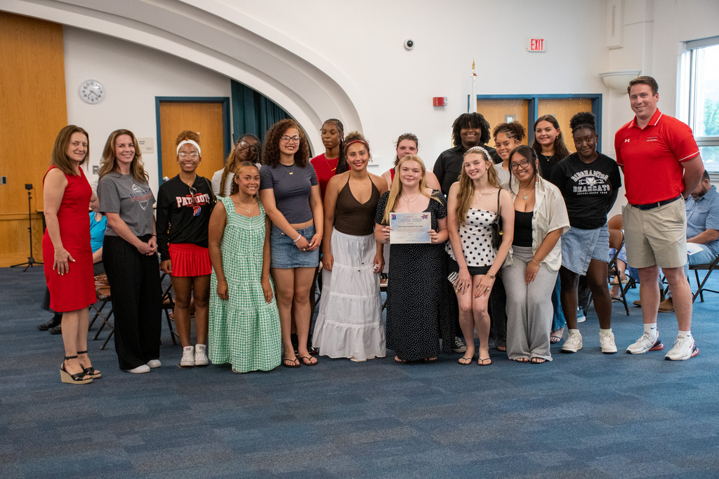 girls varsity flag football team