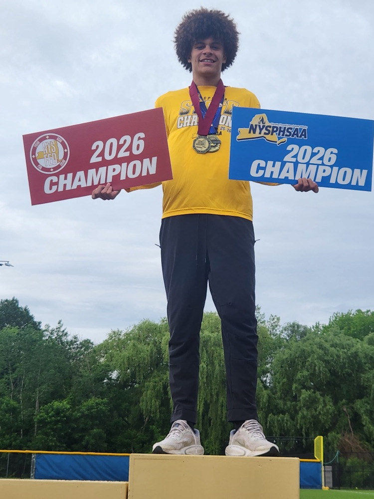 Milo Wilson on winner’s podium at state meet