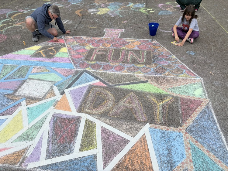 TJ Fun Day chalk art