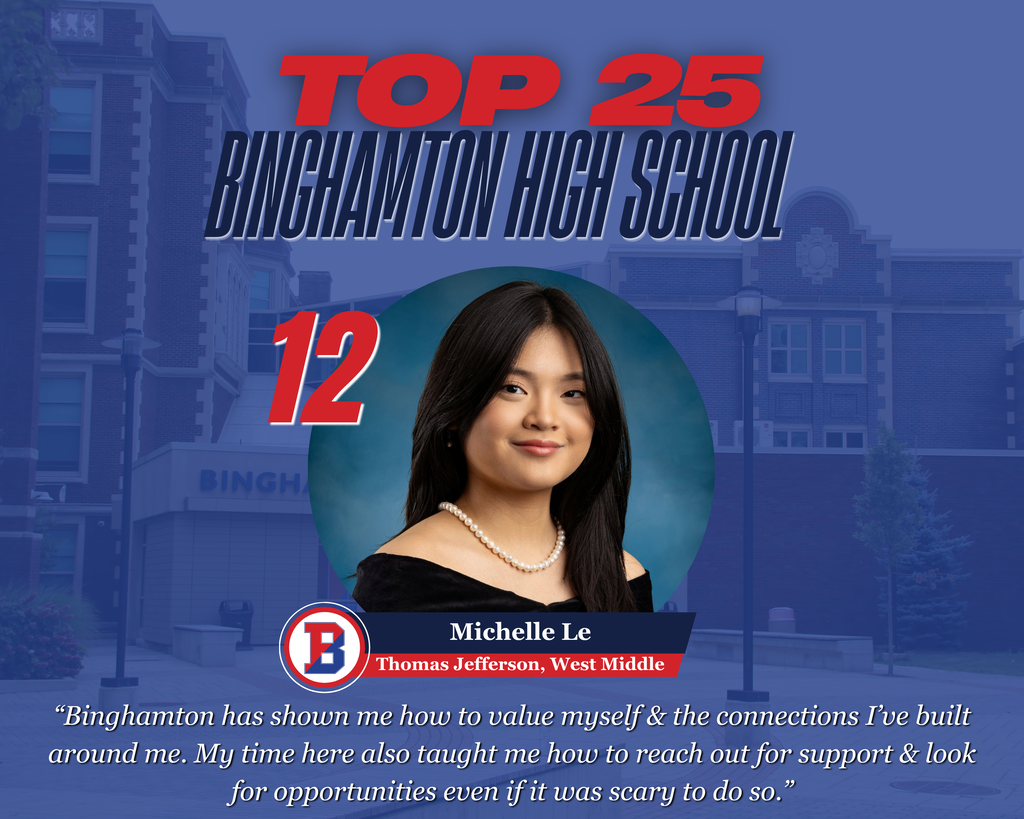 bhs top 25 graphic with photo of michelle le