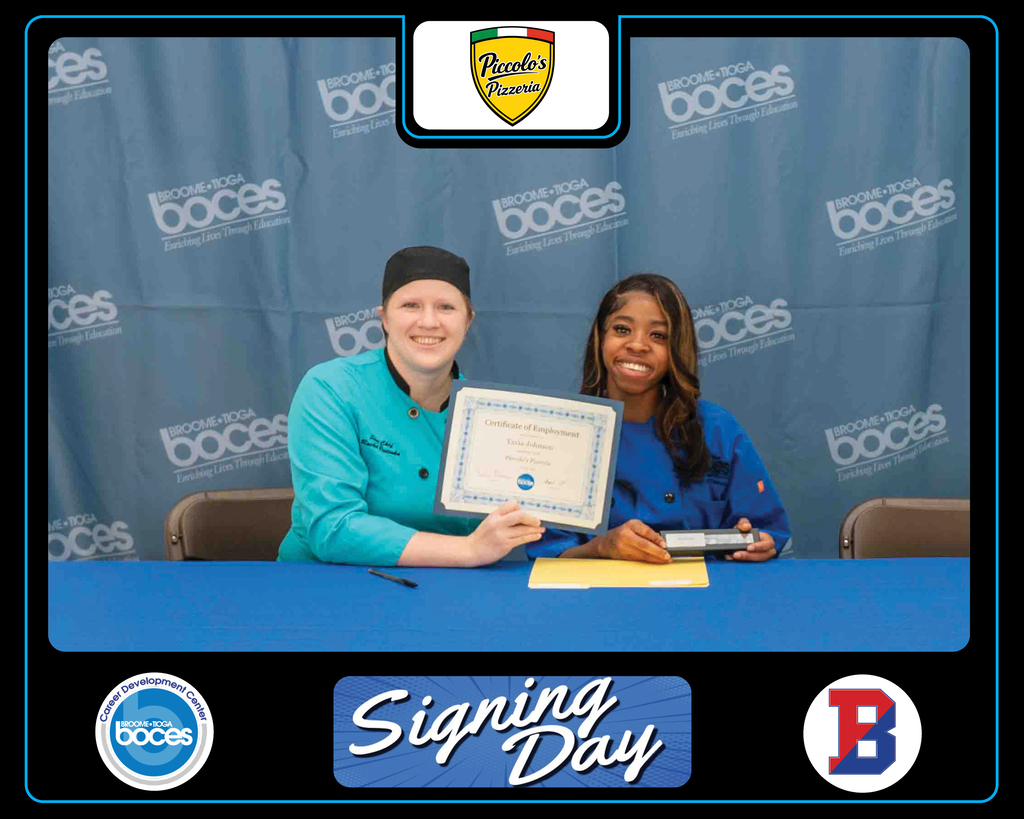tavia johnson holding certificate