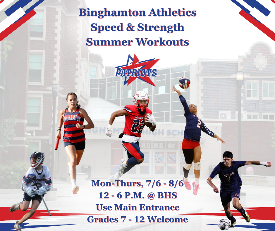 Patriots Speed & Summer Workouts graphic