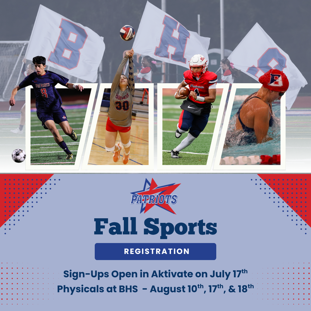 fall sports registration graphic