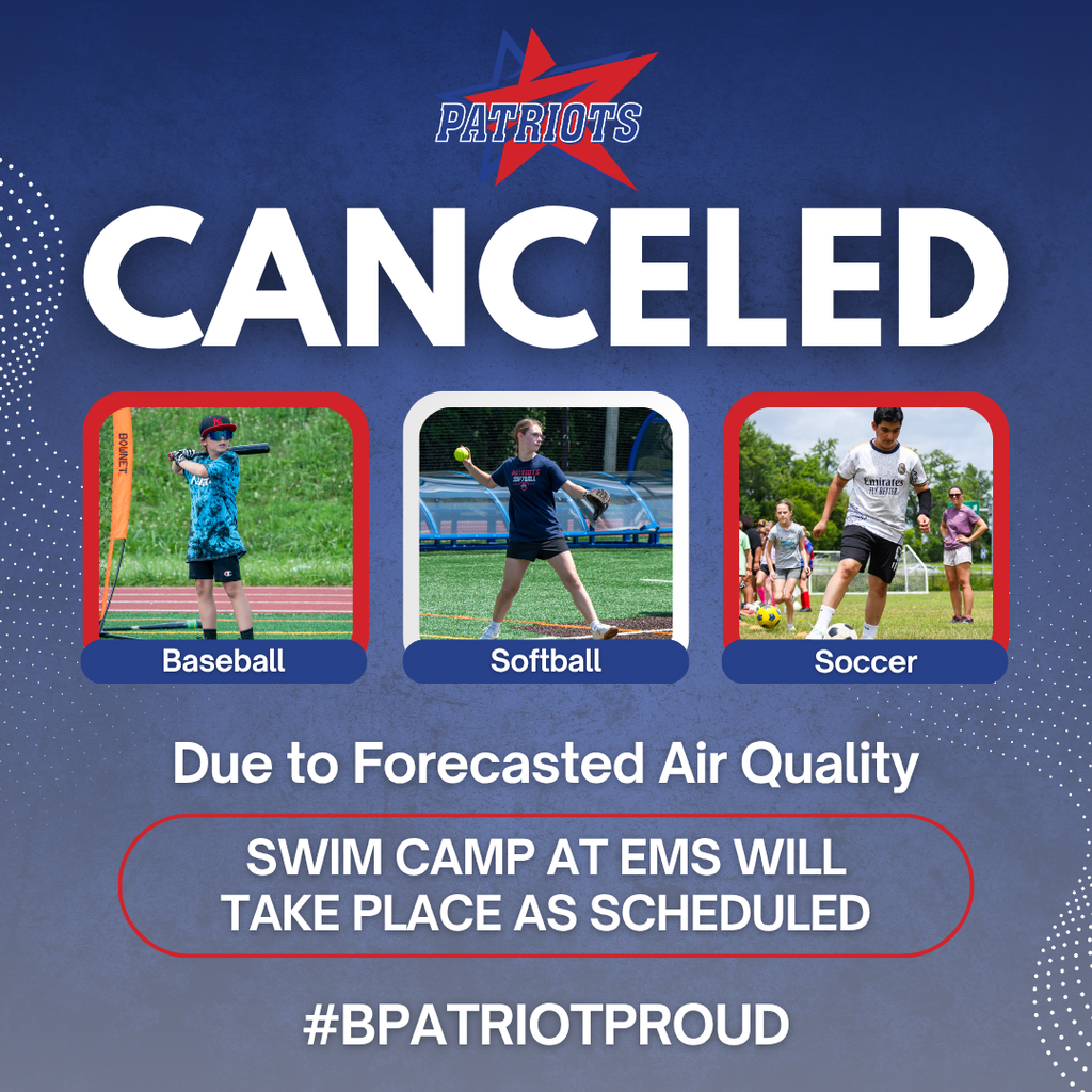 baseball softball soccer camps canceled