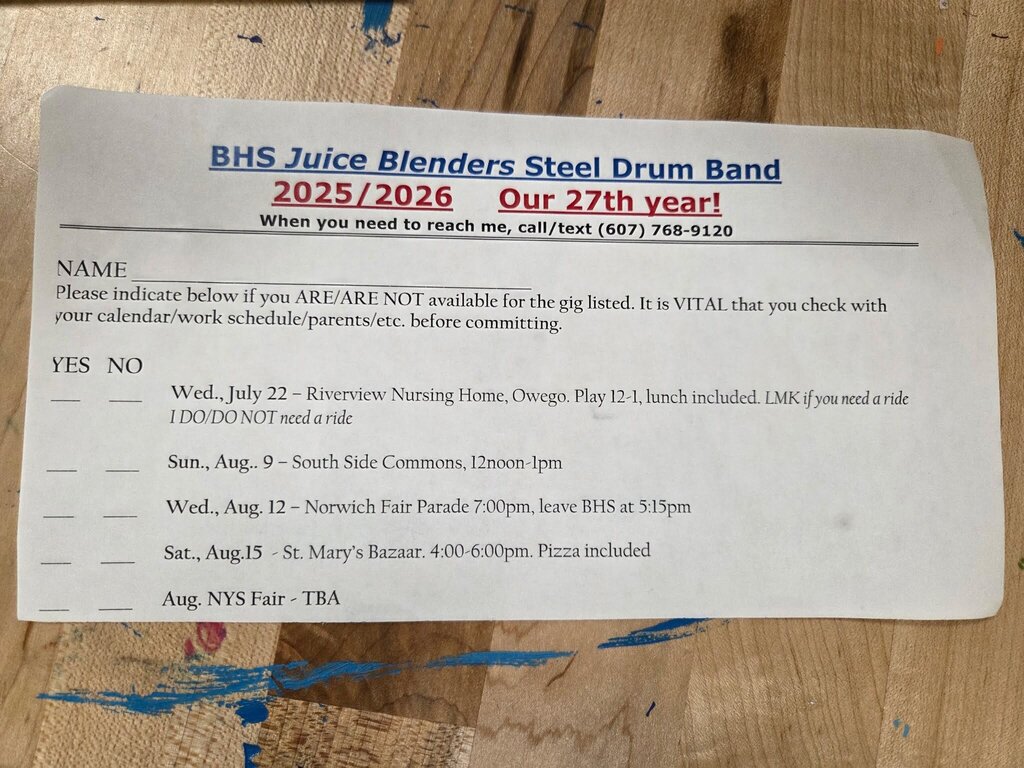 Juice Blenders Workshop