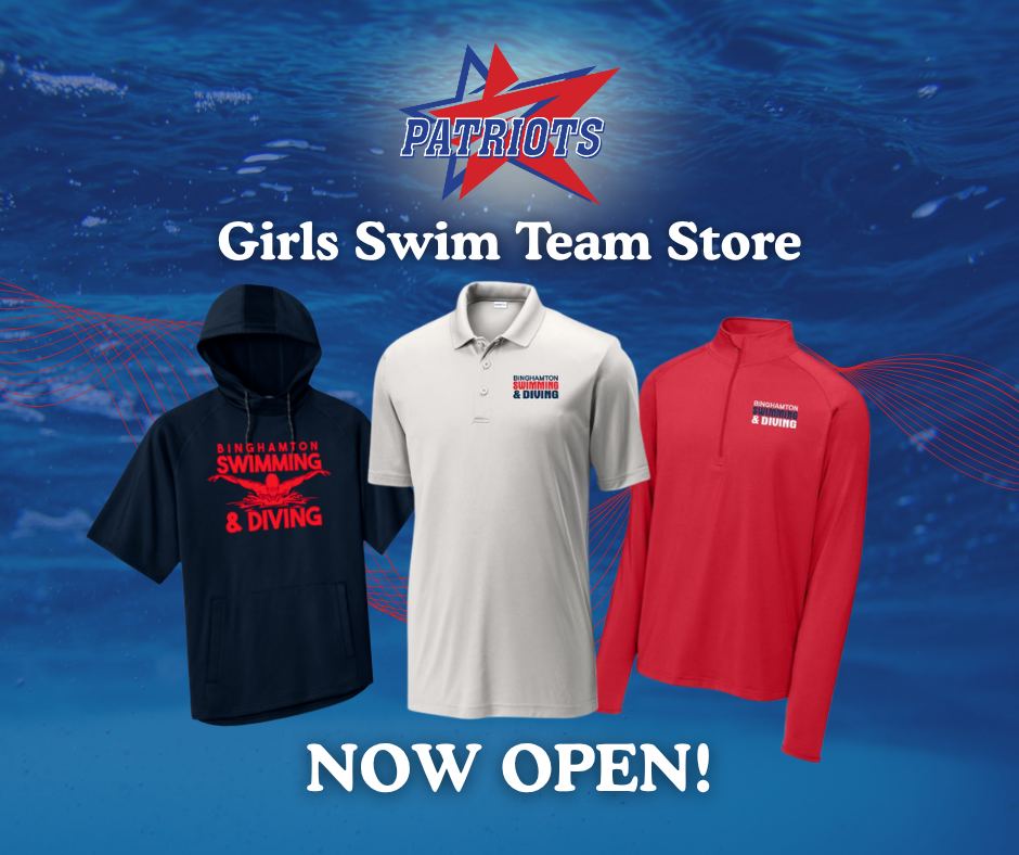 girls swim team store graphic with images of shirts and sweatshirts