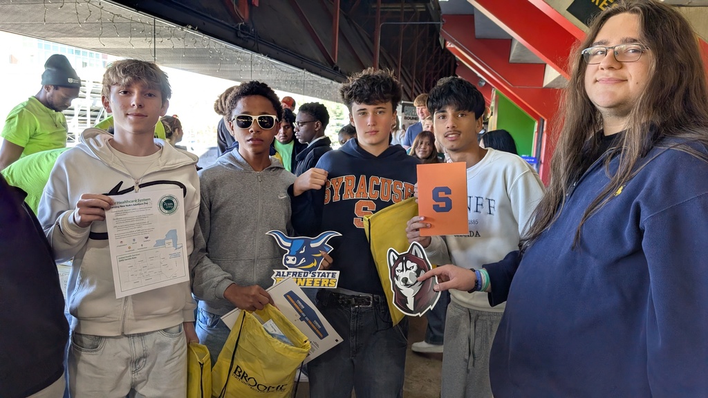 College fair at the Arena