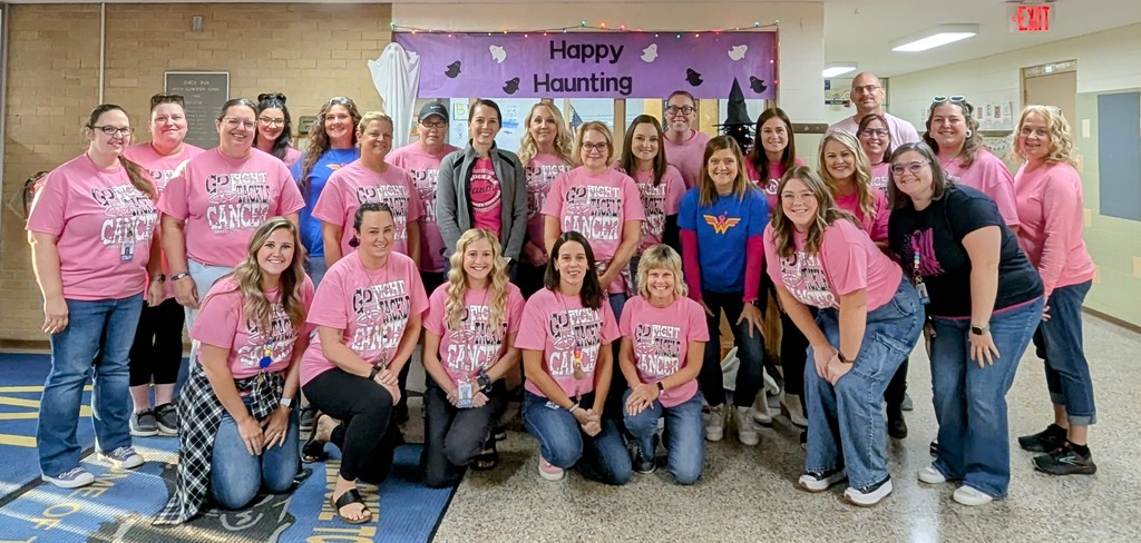 Team North showed their support for family, friends and loved ones with Pink Out.