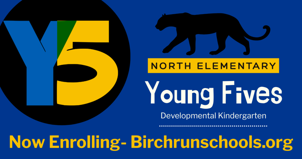 North Elementary Young Fives is enrolling new students for the 2025-2026 school year.  This is a new early childhood class offering.