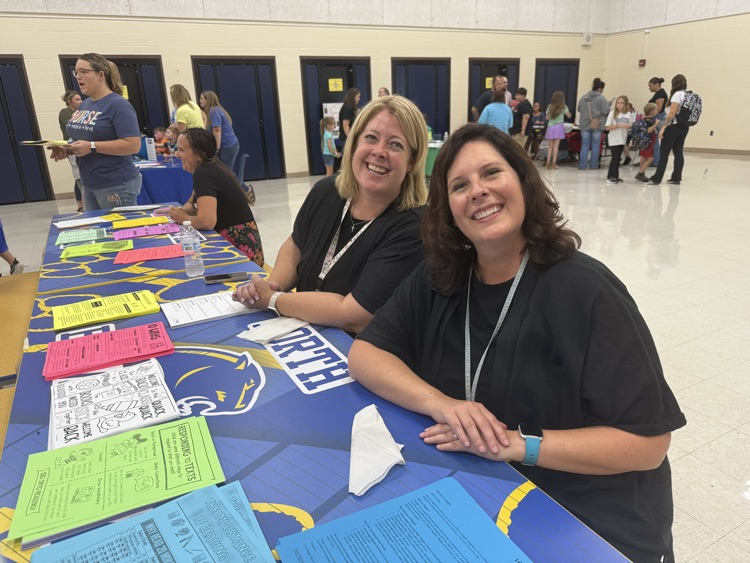 staff welcome back students.