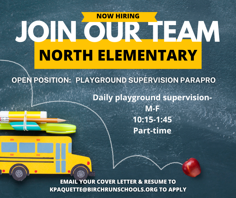 Now hiring for the playground.