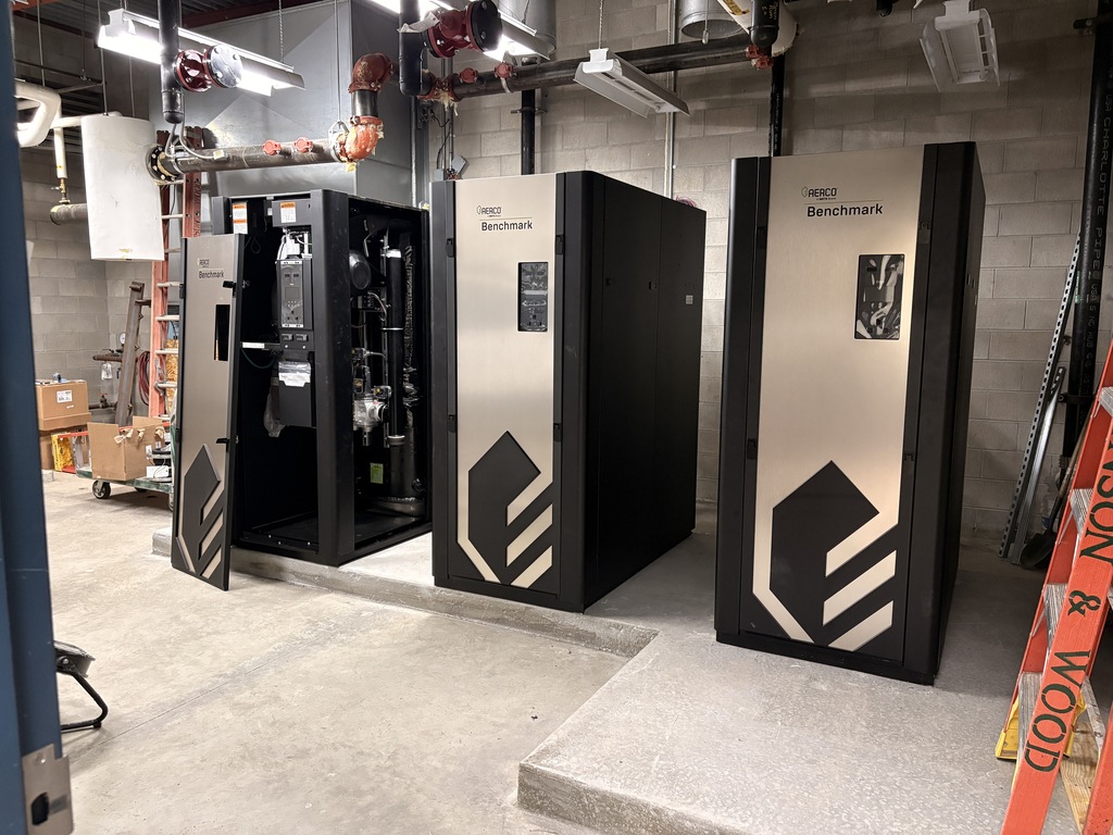New boilers are being installed at Birch Run High School.