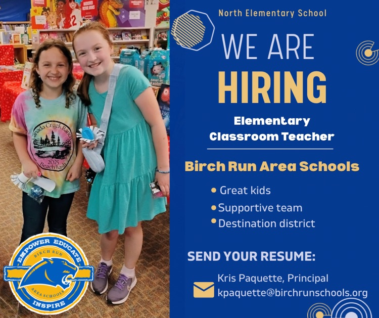 we are hiring an elementary teacher