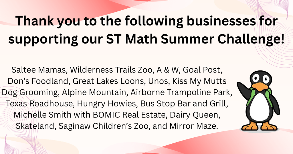 Thank you businesses for your support!