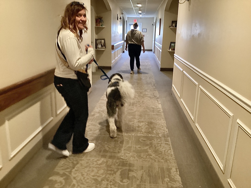 Mrs. Martindale & Nova going to work!