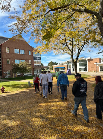 Stepping on to SVSU Campus