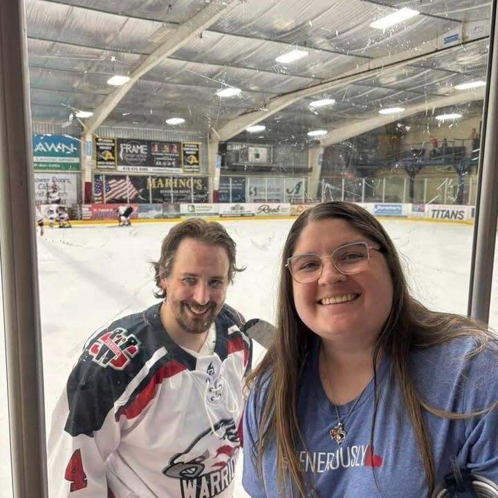 Andrew on the ice