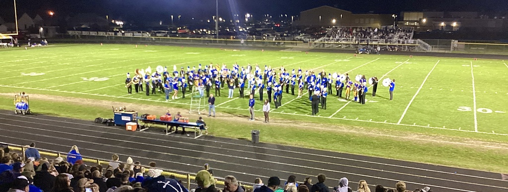 Band with Alumni honoring Mr. Reed