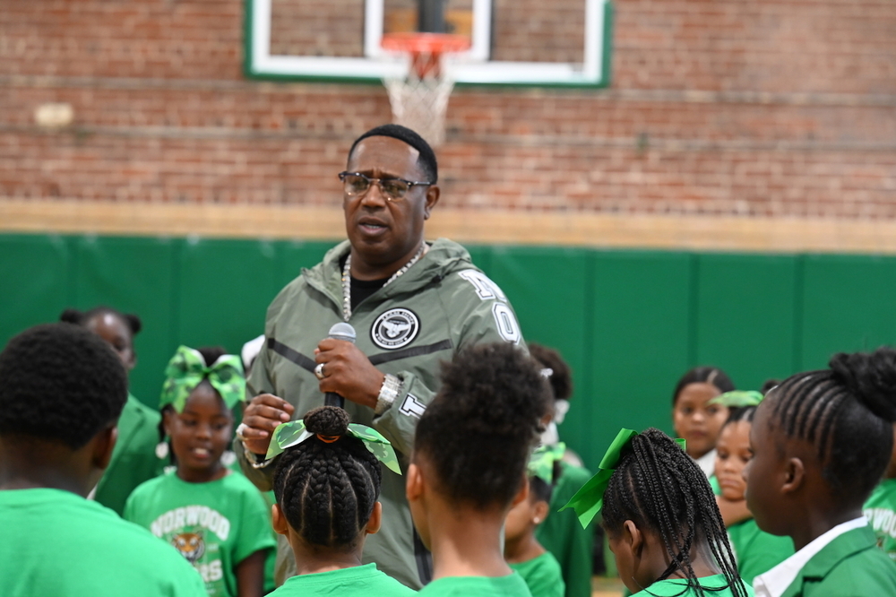 Master P speaks to Norwood scholars