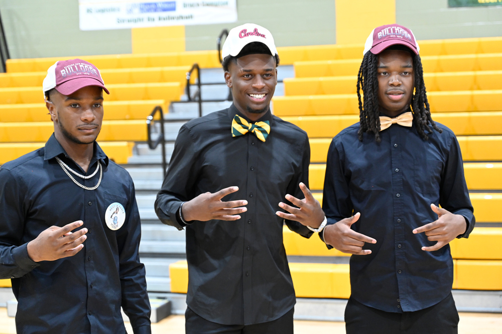 Deitric Young, KeJiaun Johnson, and Cornelius Hudson