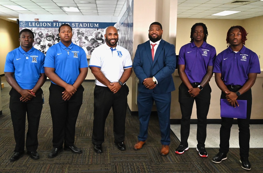 Ramsay and Parker coaches and players