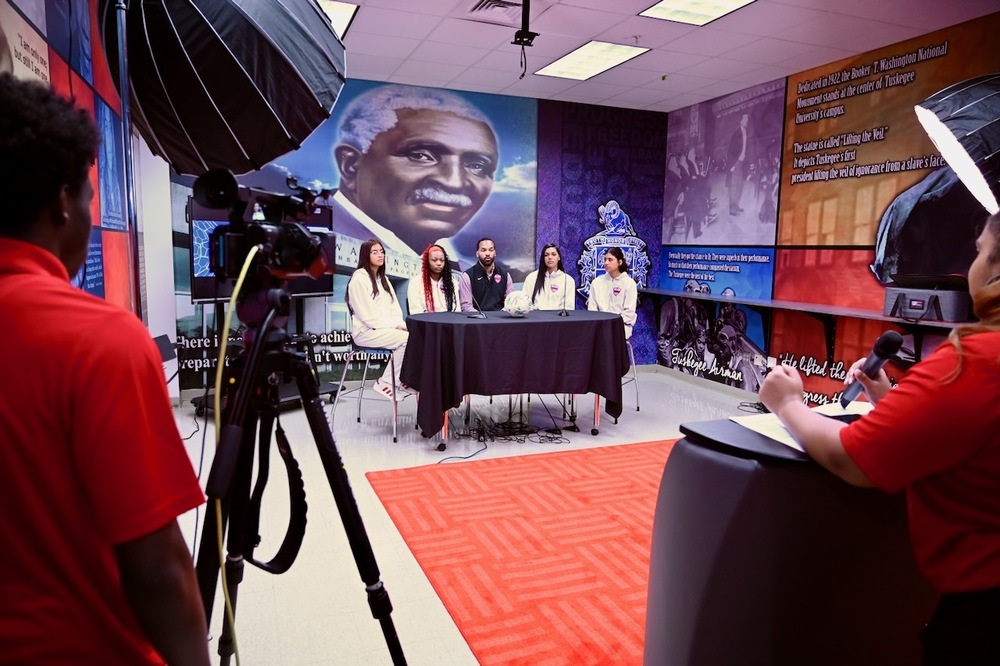 Carver girls soccer team at Birmingham Metro Soccer Media Days