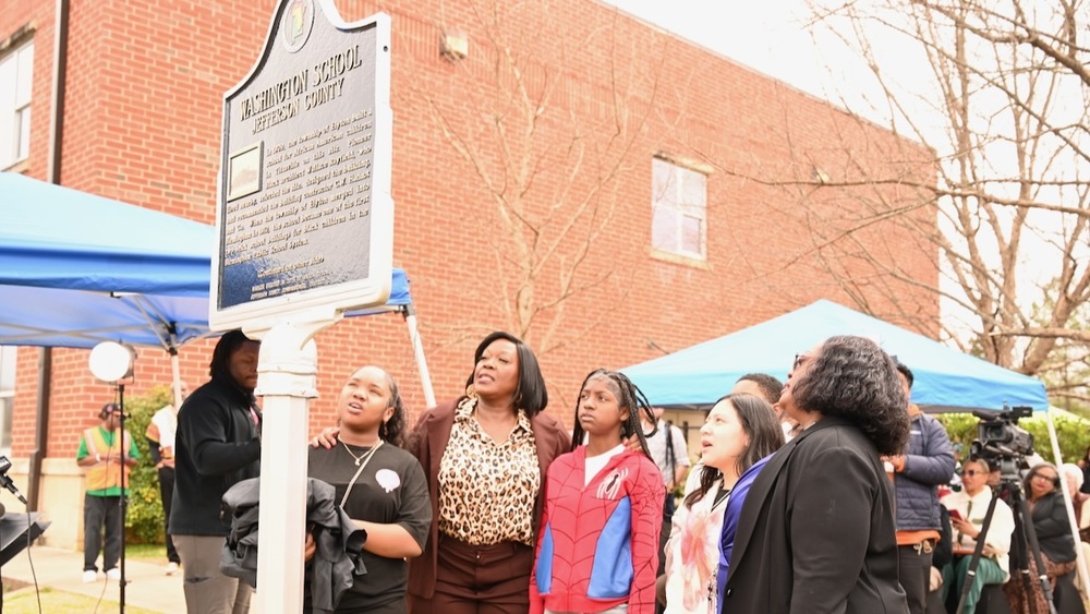 Washington School Historic Marker Unveiled